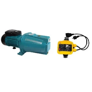 پک نقره ای پمپ آب یک اسب جتی راین با ست کنترل راین